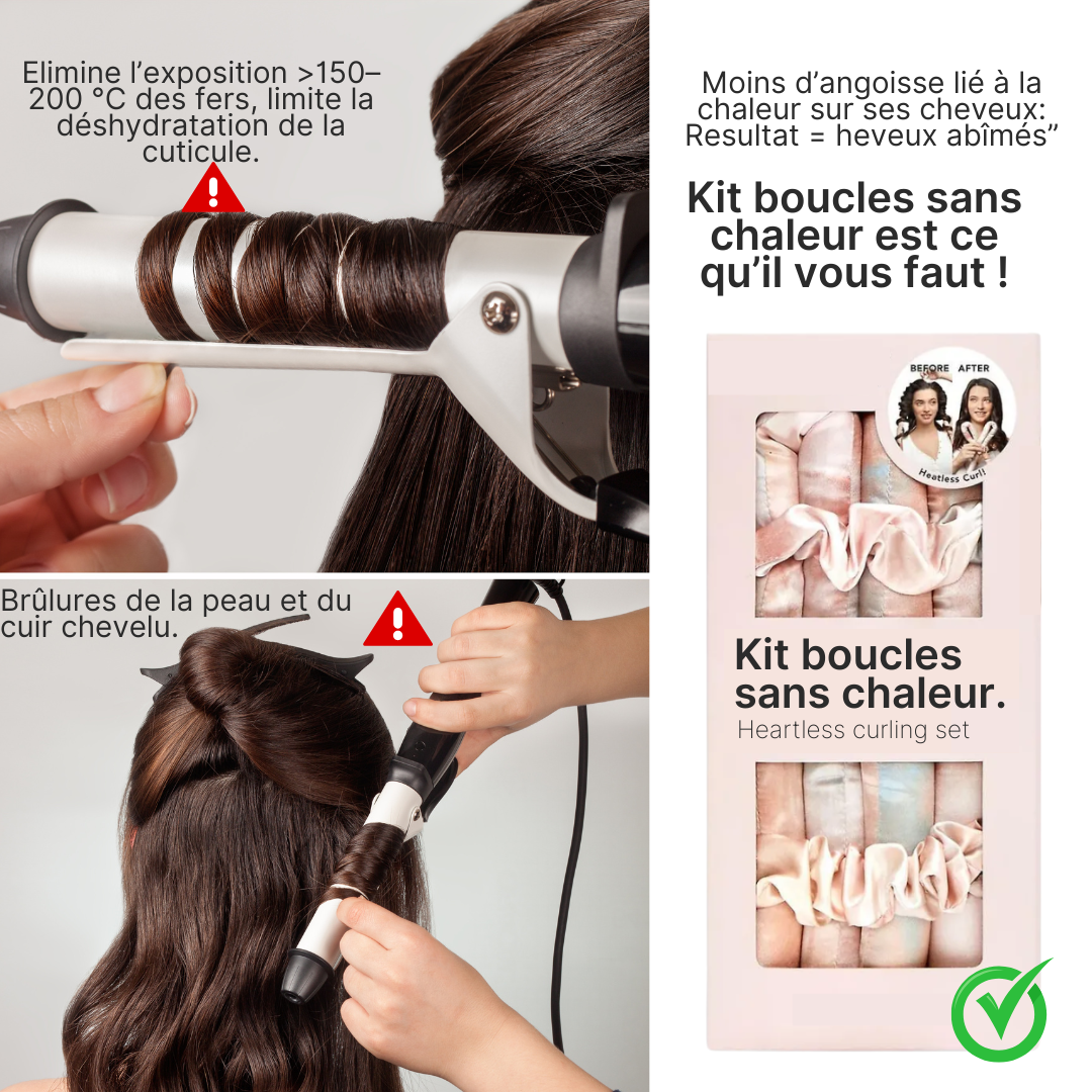 Kit de Boucles Sans Chaleur, Confort - Fereine®