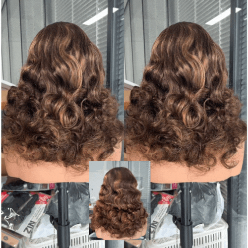 Perruque Perruque Cheveux Humains Joy – 16" – 2x6 – 310% – Boucles Volumineuses