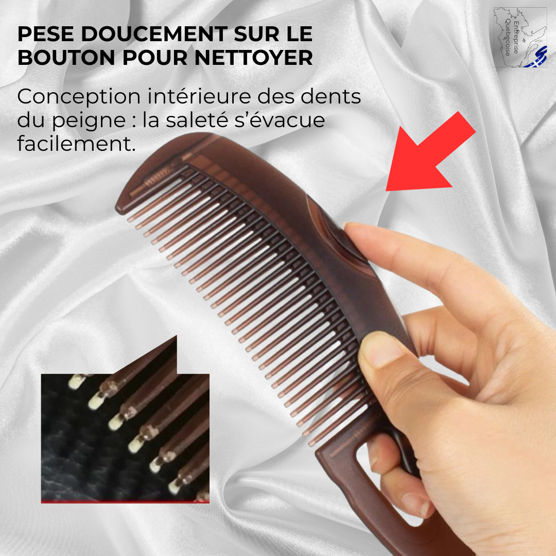Peigne Fereine  Révélation™: Dites Adieu Aux Pellicules, Retrouvez Votre Confiance!