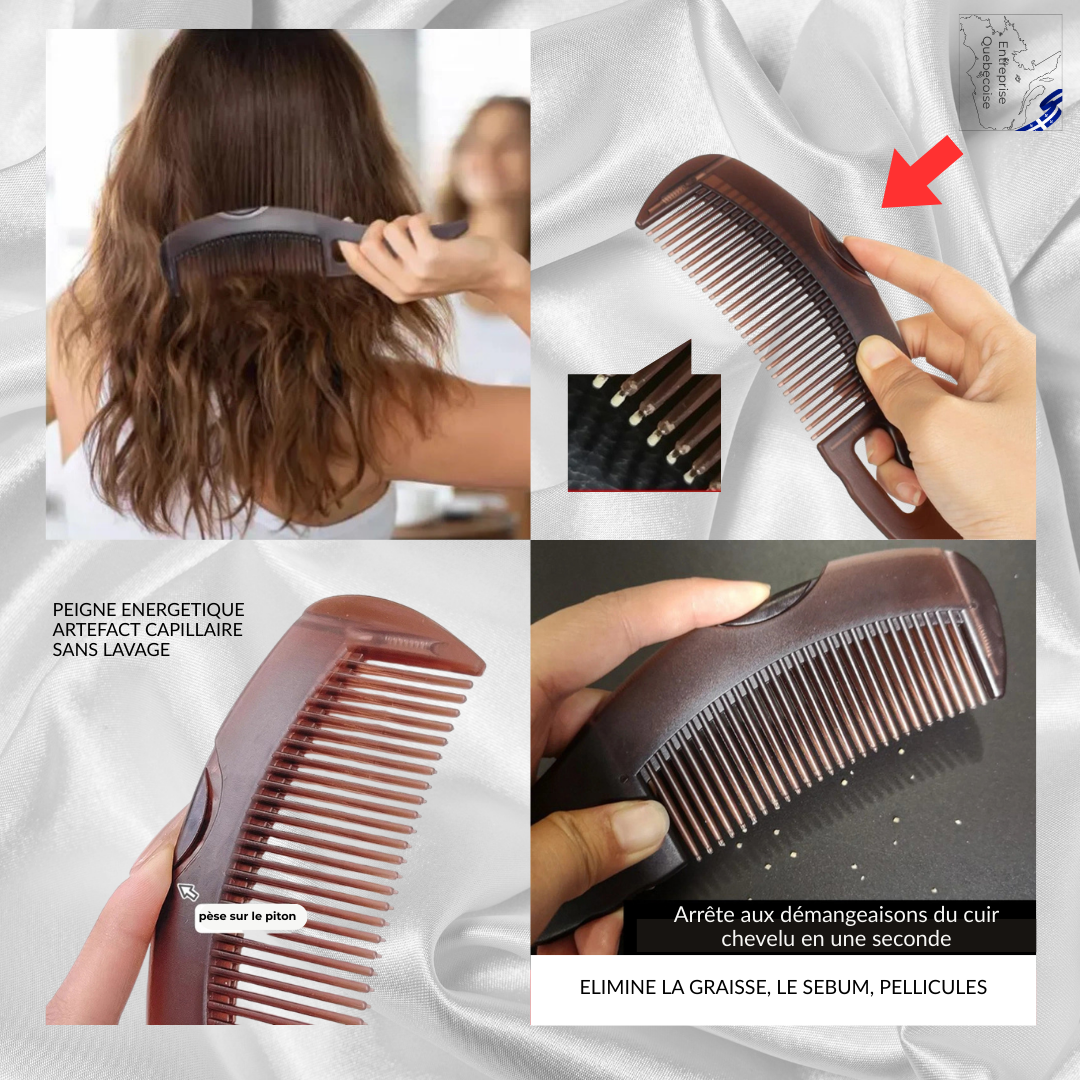 Peigne Fereine  Révélation™: Dites Adieu Aux Pellicules, Retrouvez Votre Confiance!